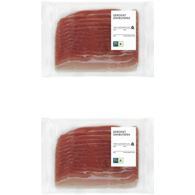 AH Gerookt ontbijtspek 2-pack