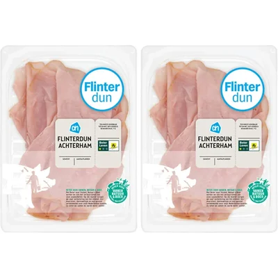 AH Flinterdunne achterham 2-pack