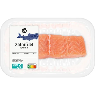 AH Zalmfilet op huid
