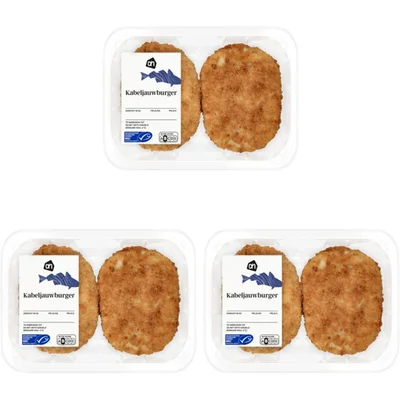 AH Kabeljauwburger gepaneerd 3x