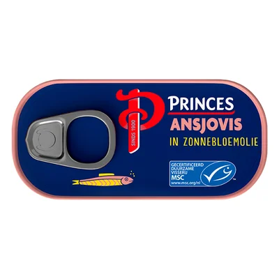 Princes Ansjovisfilets in zonnebloemolie