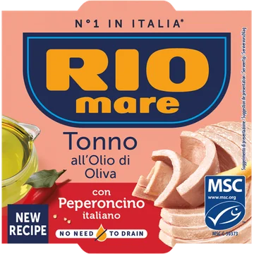 Rio Mare Tonijn in olijfolie rode peper