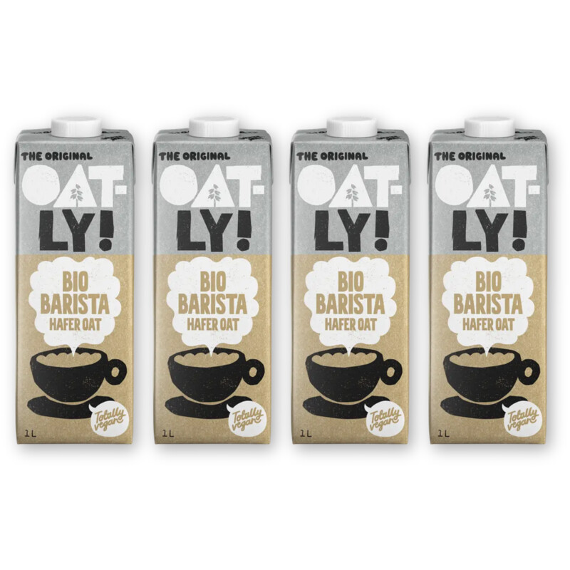 Oatly! Bio barista haver 4-pack