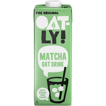 Oatly! Matcha haverdrank