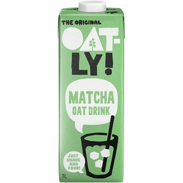 Oatly! Matcha haverdrank