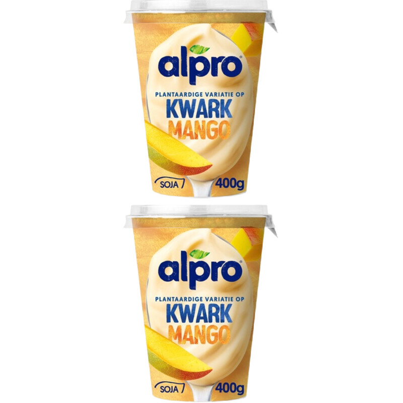 Alpro Plantaardige kwark mango 2-pack