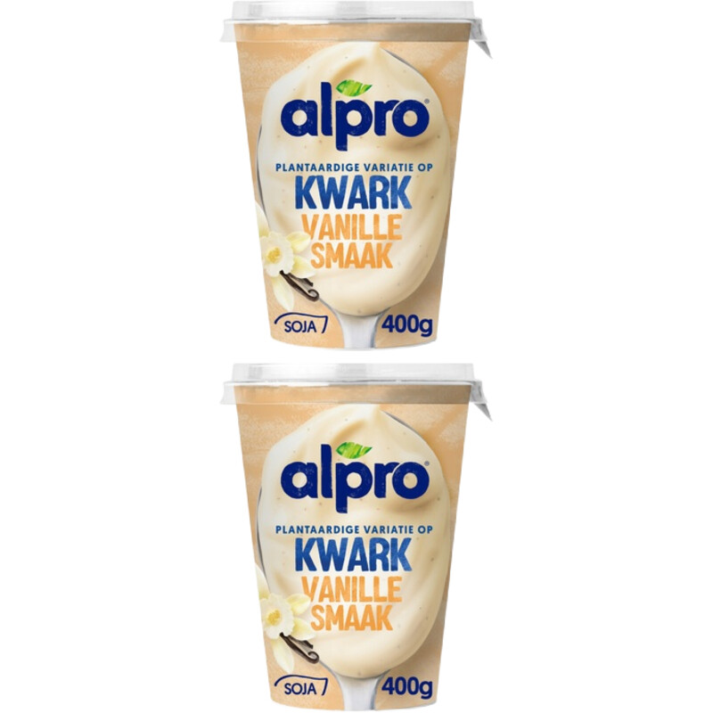 Alpro Plantaardige kwark vanille 2-pack