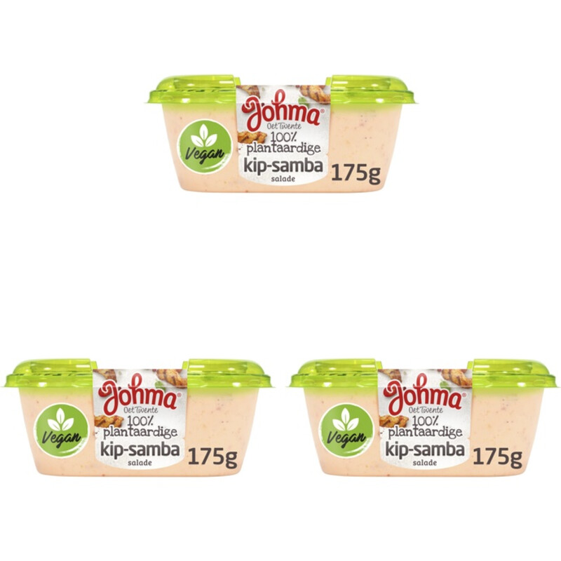 Johma 100% plantaardige kip-samba 3-pack