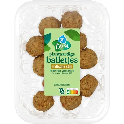 AH Terra Plantaardige balletjes Indische stijl