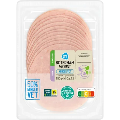 AH Boterhamworst minder vet