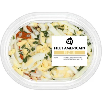 AH Filet americain ei en ui