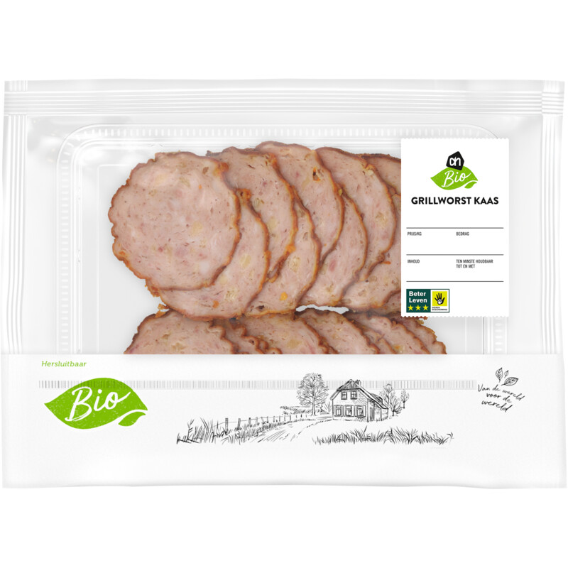 AH Biologisch Grillworst kaas