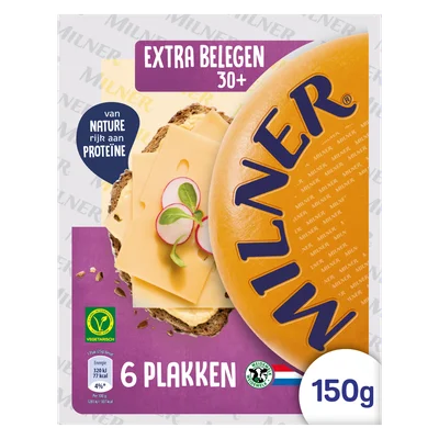 Milner Extra belegen 30+ plakken