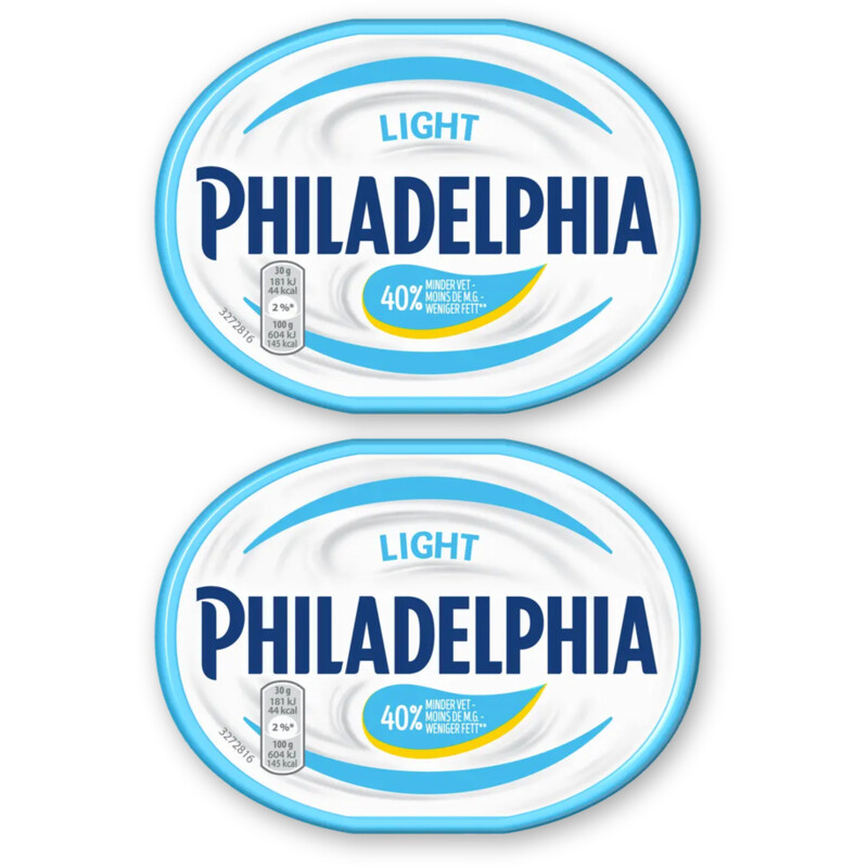 Philadelphia Light Zuivelspread 2-pack