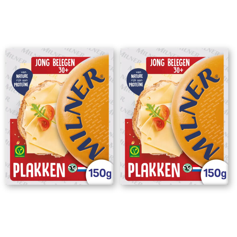 Milner Jong belegen 30+ plakken 2-pack