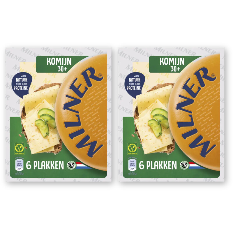 Milner Komijn 30+ plakken 2-pack