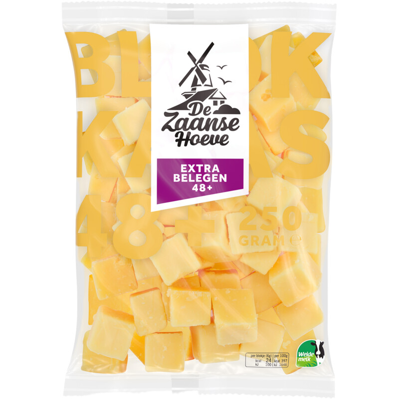 De Zaanse Hoeve Extra belegen 48+ blokjes