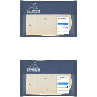 AH Geitenkaas belegen 50+ plakken 2-pack