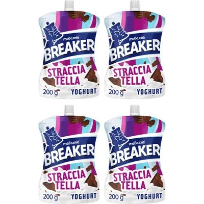 Melkunie Breaker straciatella yoghurt 4-pack