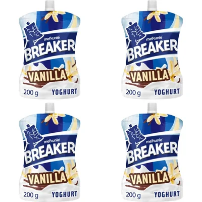 Melkunie Breaker vanille yoghurt 4-pack
