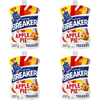 Melkunie Breaker apple pie yoghurt 4-pack