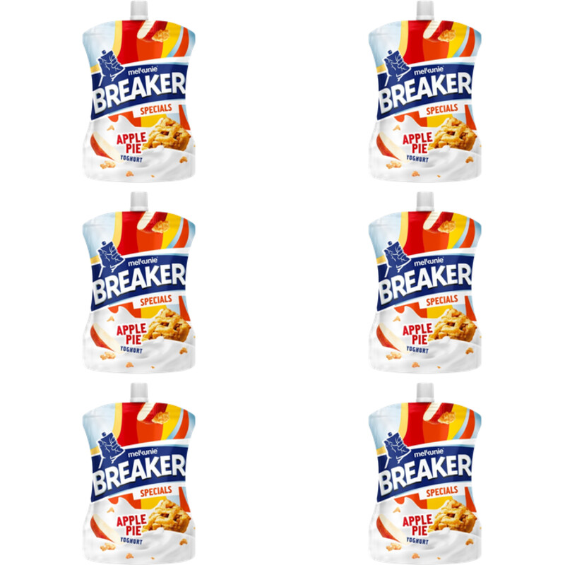 Melkunie Breaker apple pie yoghurt 6-pack