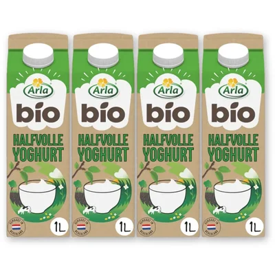 Arla Biologisch halfvolle yoghurt 4-pack
