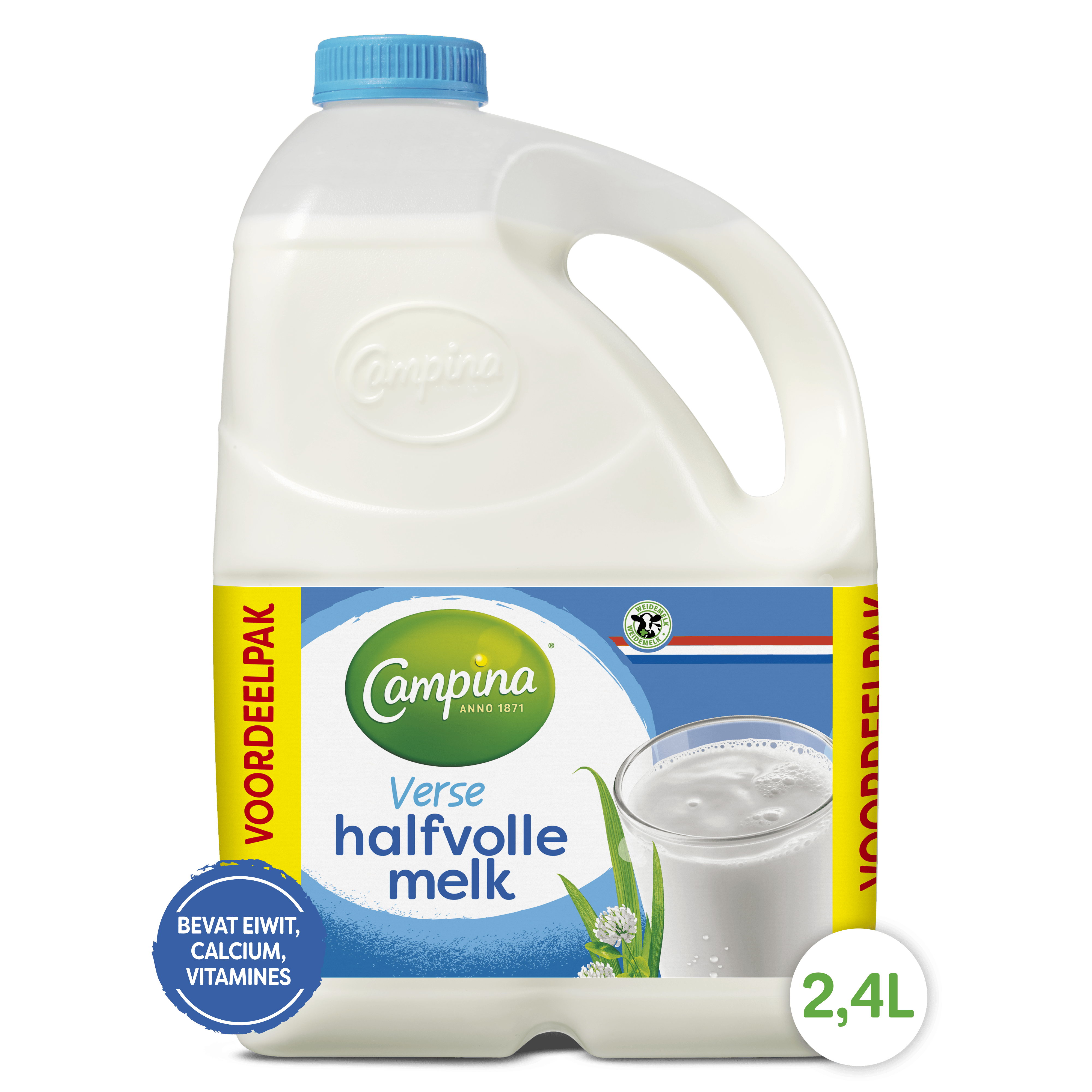 Campina Halfvolle Melk 2,4l 2-pack