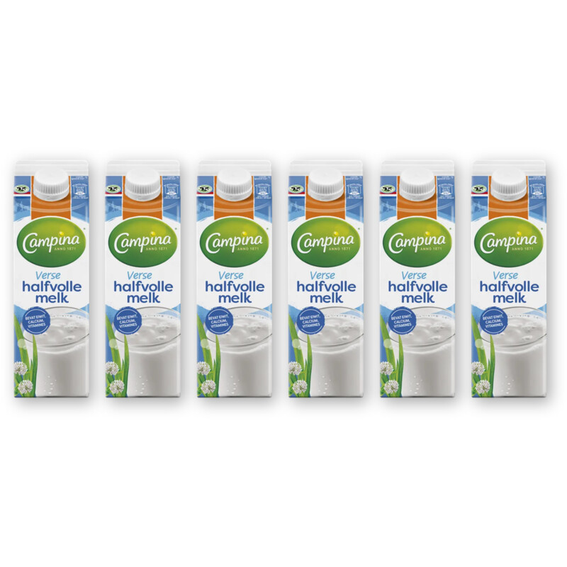 Campina Halfvolle melk 6-pack