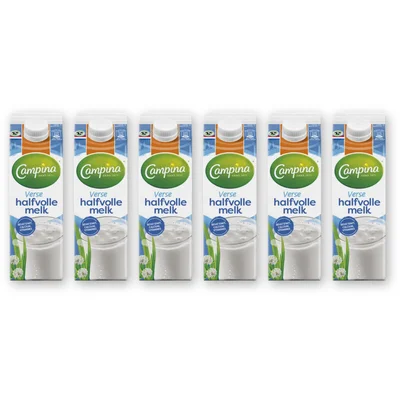 Campina Halfvolle melk 6-pack