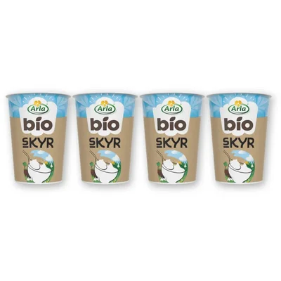 Arla Biologisch skyr naturel yoghurt 4-pack