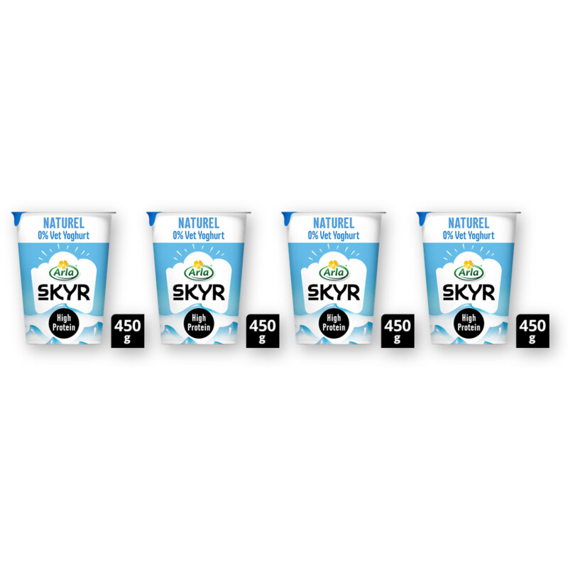 Arla Skyr naturel yoghurt 0% vet 4-pack
