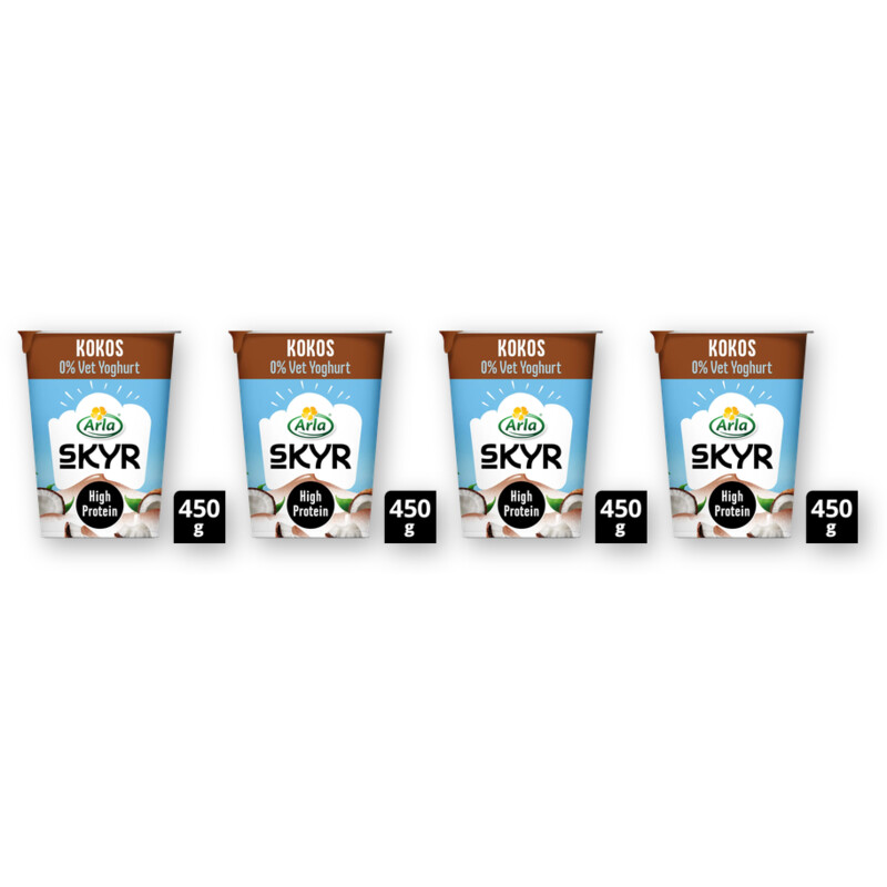 Arla Skyr kokos yoghurt 0% vet 4-pack