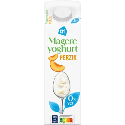 AH Magere yoghurt perzik