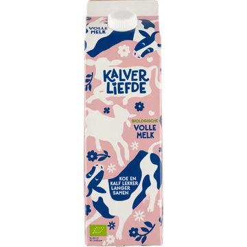 Kalverliefde Biologische volle melk