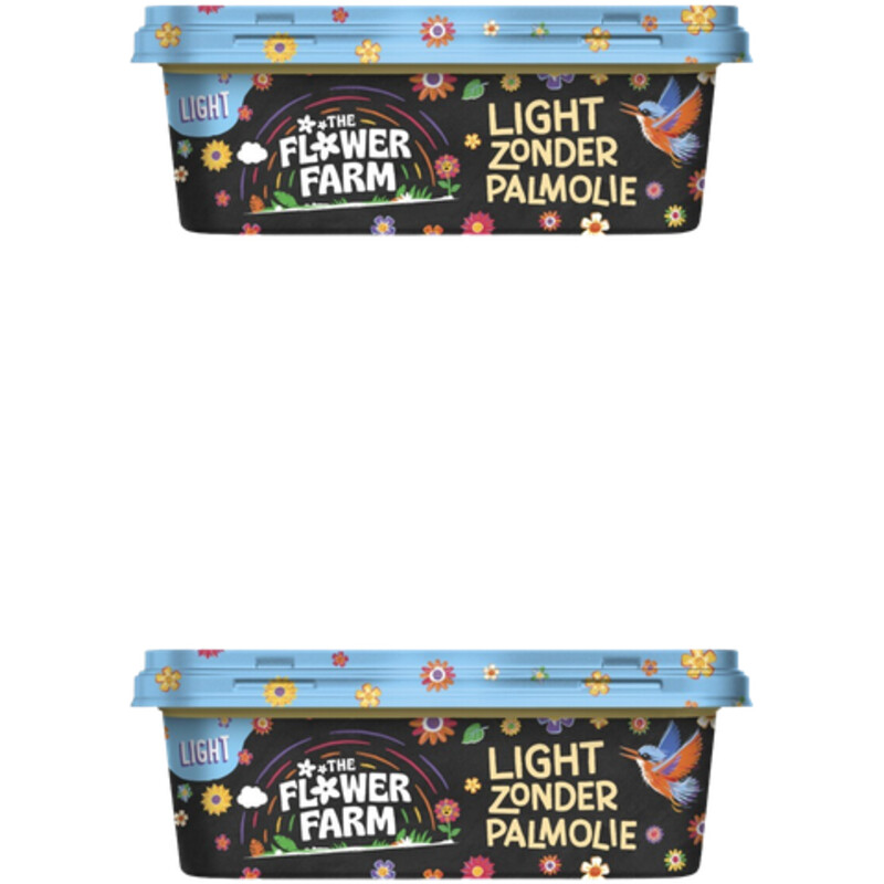 Flower Farm Smeren zonder palmolie light 2-pack