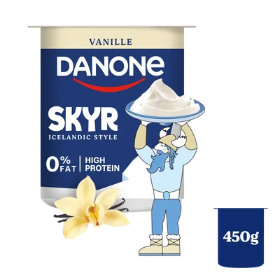 Danone Skyr vanille high protein 0% vet