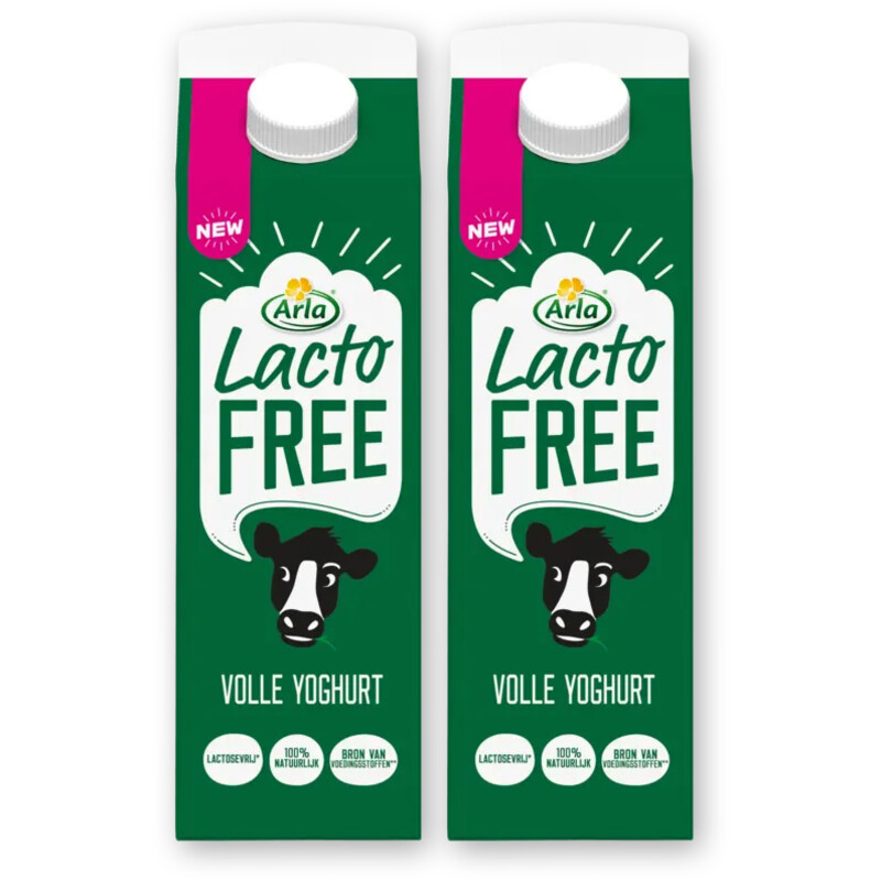 Arla Lactofree volle yoghurt 2-pack