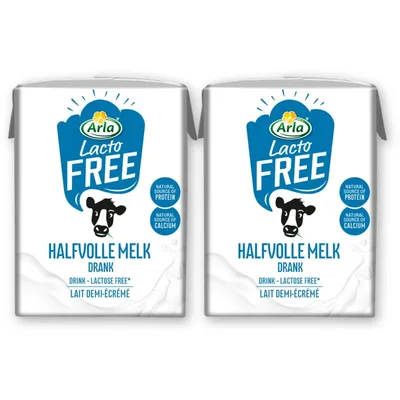 Arla Lactofree houdbare halfvolle melk 2-pack