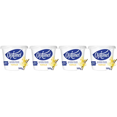 Optimel Magere kwark vanille 4-pack