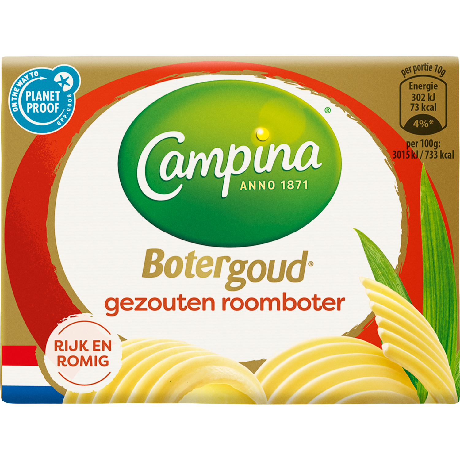 Campina Botergoud gezouten roomboter