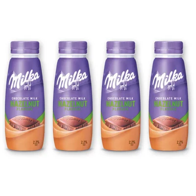 Milka Chocolademelk hazelnoot 4-pack