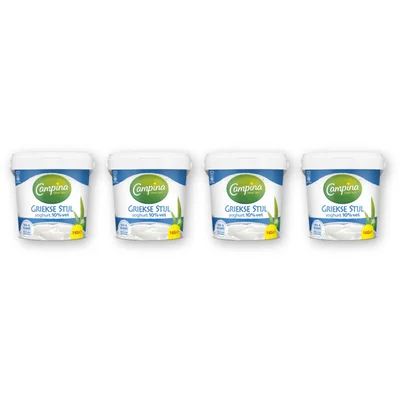 Campina Griekse stijl yoghurt 4-pack