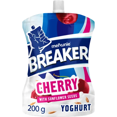 Melkunie Breaker kers yoghurt zonnebloempitten