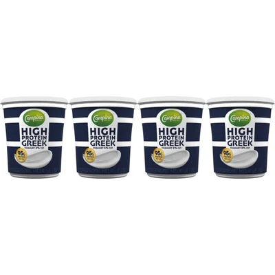 Campina High protein Greek yoghurt 5% fat 4-pack