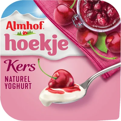 Almhof Hoekje kers naturel yoghurt