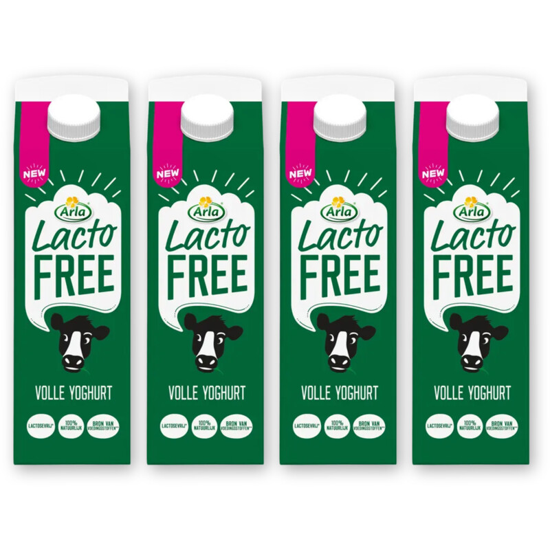 Arla Lactofree volle yoghurt 4-pack