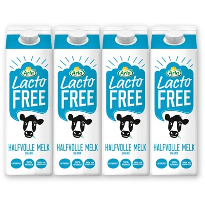 Arla Lactofree halfvolle melk 4-pack
