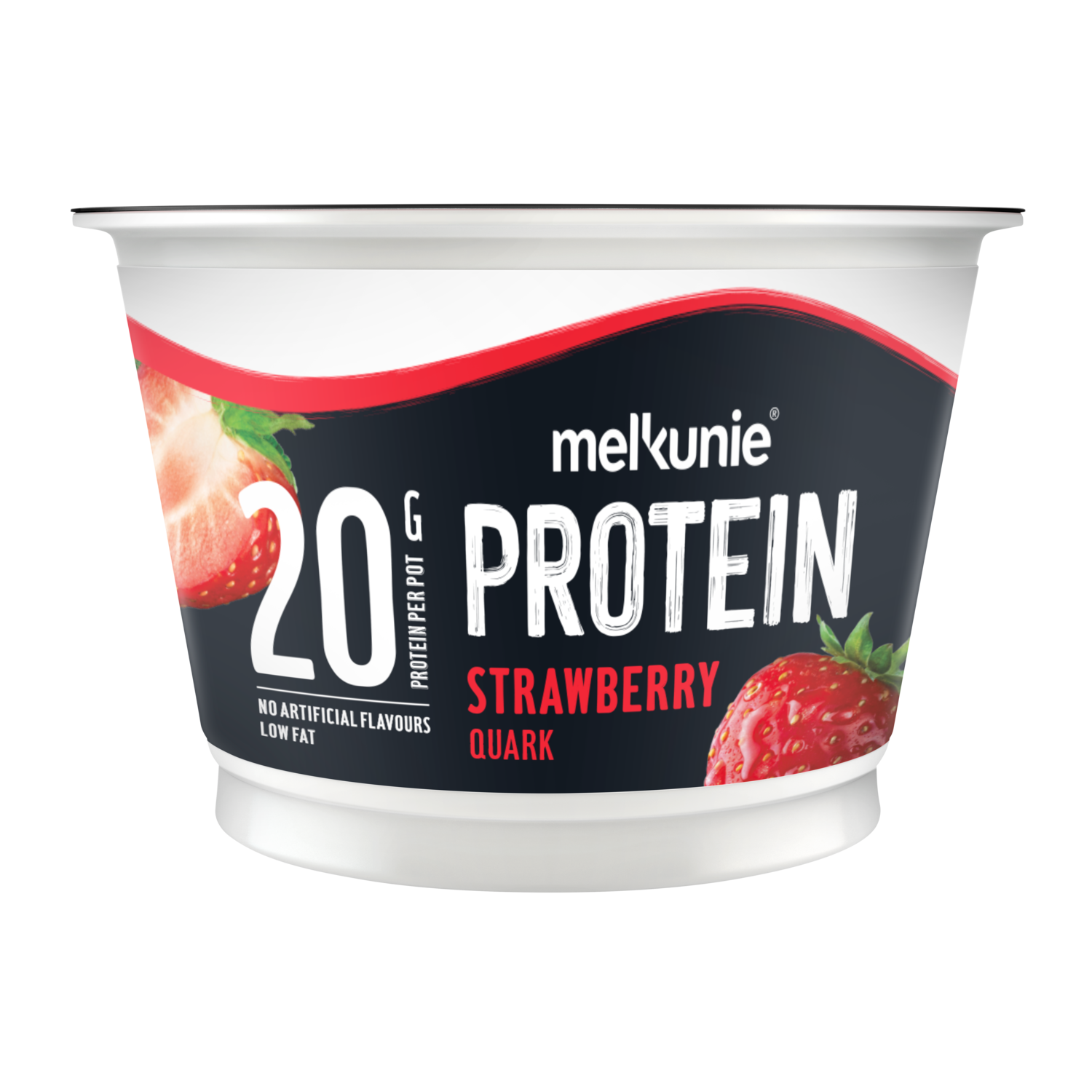 Melkunie Protein aardbei yoghurt