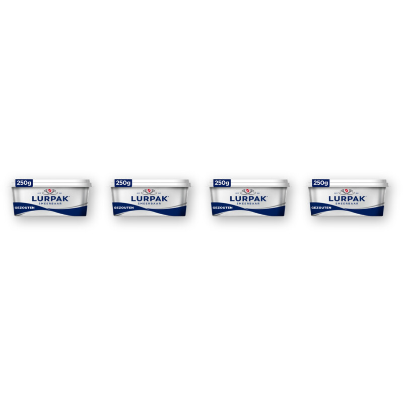 Lurpak Smeerbaar gezouten 4-pack